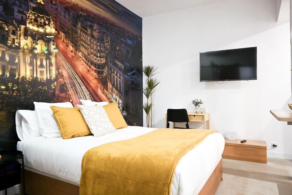 شقة Agradable Apartamento Temporal De 1 Dormitorio En Madrid Pez30 المظهر الخارجي الصورة